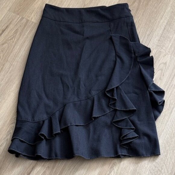 Dresses & Skirts - Black A-Line Ruffle Skirt